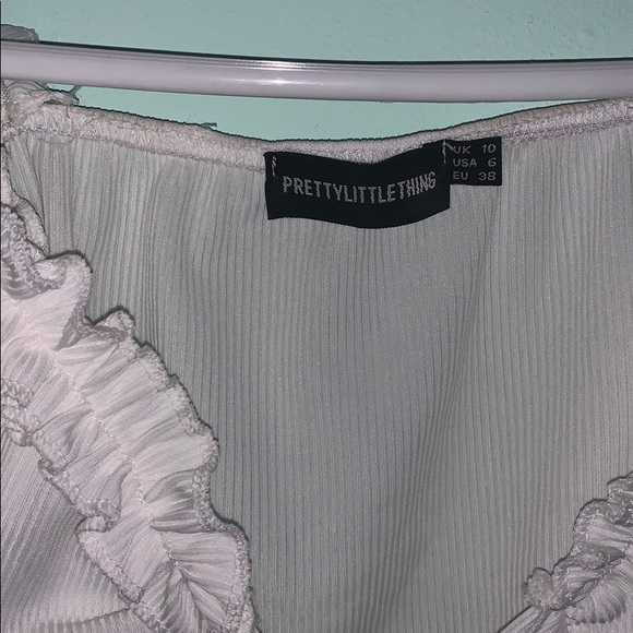 Rib Ruffle Bralette - Picture 7 of 8